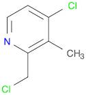 Pyridine, 4-chloro-2-(chloromethyl)-3-methyl-