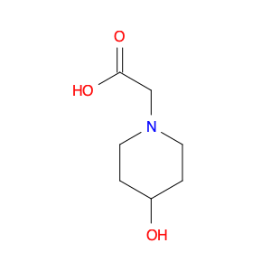 1-Piperidineacetic acid, 4-hydroxy-