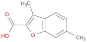 2-Benzofurancarboxylic acid, 3,6-dimethyl-