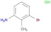 Benzenamine, 3-bromo-2-methyl-, hydrochloride (1:1)