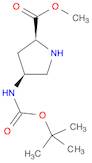 L-​Proline, 4-​[[(1,​1-​dimethylethoxy)​carbonyl]​amino]​-​, methyl ester, (4S)​-