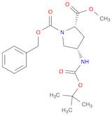 1,2-Pyrrolidinedicarboxylic acid, 4-[[(1,1-dimethylethoxy)carbonyl]amino]-, 2-methyl 1-(phenylmeth…