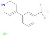 Pyridine, 1,2,3,6-tetrahydro-4-[3-(trifluoromethyl)phenyl]-, hydrochloride (1:1)