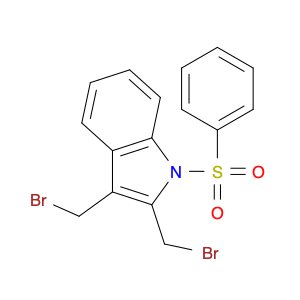 1H-Indole, 2,3-bis(bromomethyl)-1-(phenylsulfonyl)-