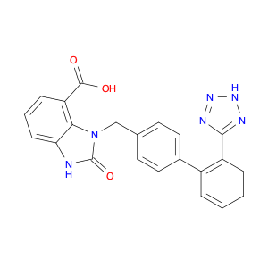 1H-Benzimidazole-4-carboxylic acid, 2,3-dihydro-2-oxo-3-[[2'-(2H-tetrazol-5-yl)[1,1'-biphenyl]-4-y…