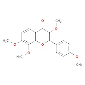 4H-1-Benzopyran-4-one, 3,7,8-trimethoxy-2-(4-methoxyphenyl)-