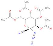 β-D-galacto-2-Heptulopyranosononitrile, 2-azido-2-deoxy-, 3,4,5,7-tetraacetate