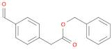 Benzeneacetic acid, 4-formyl-, phenylmethyl ester