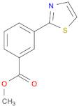 Benzoic acid, 3-(2-thiazolyl)-, methyl ester