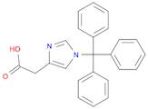 1H-Imidazole-4-acetic acid, 1-(triphenylmethyl)-