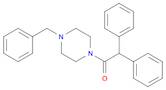 Ethanone, 2,2-diphenyl-1-[4-(phenylmethyl)-1-piperazinyl]-