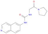 Urea, N-6-isoquinolinyl-N'-[2-oxo-2-(1-pyrrolidinyl)ethyl]-