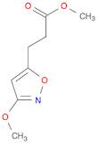 5-Isoxazolepropanoic acid, 3-methoxy-, methyl ester