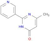 4(3H)-Pyrimidinone, 6-methyl-2-(3-pyridinyl)-