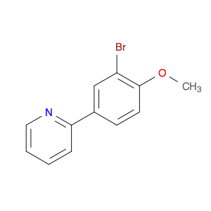 Pyridine, 2-(3-bromo-4-methoxyphenyl)-