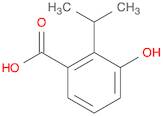 Benzoic acid, 3-hydroxy-2-(1-methylethyl)-