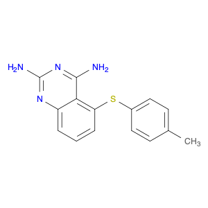 2,4-Quinazolinediamine, 5-[(4-methylphenyl)thio]-