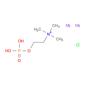 Ethanaminium, N,N,N-trimethyl-2-(phosphonooxy)-, chloride, sodium salt (1:1:2)