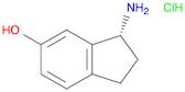 1H-Inden-5-ol, 3-amino-2,3-dihydro-, hydrochloride, (R)- (9CI)