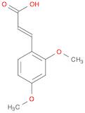 2-Propenoic acid, 3-(2,4-dimethoxyphenyl)-, (2E)-