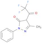 3H-Pyrazol-3-one, 2,4-dihydro-5-methyl-2-phenyl-4-(2,2,2-trifluoroacetyl)-