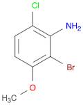 Benzenamine, 2-bromo-6-chloro-3-methoxy-