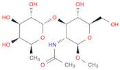 β-D-Glucopyranoside, methyl 2-(acetylamino)-2-deoxy-3-O-(6-deoxy-α-L-galactopyranosyl)-