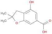 6-BENZOFURANCARBOXYLIC ACID, 2,3-DIHYDRO-4-HYDROXY-2,2-DIMETHYL-