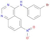 4-Quinazolinamine, N-(3-bromophenyl)-6-nitro-