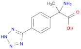 Benzeneacetic acid, α-amino-α-methyl-4-(2H-tetrazol-5-yl)-