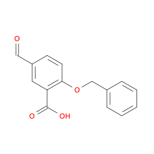 Benzoic acid, 5-formyl-2-(phenylmethoxy)-