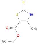 5-Thiazolecarboxylic acid, 2,3-dihydro-4-methyl-2-thioxo-, ethyl ester