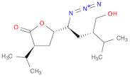 2(3H)-Furanone, 5-[(1S,3S)-1-azido-3-(hydroxymethyl)-4-methylpentyl]dihydro-3-(1-methylethyl)-, (3…