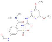 Benzamide, 2-[[[[(4,6-dimethoxy-2-pyrimidinyl)amino]carbonyl]amino]sulfonyl]-4-(formylamino)-N,N-d…