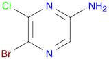 2-Pyrazinamine, 5-bromo-6-chloro-