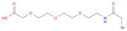 Acetic acid, 2-[2-[2-[2-[(2-bromoacetyl)amino]ethoxy]ethoxy]ethoxy]-