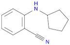 Benzonitrile, 2-(cyclopentylamino)-