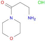 1-Propanone, 3-amino-1-(4-morpholinyl)-, hydrochloride (1:1)