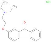 9H-Fluoren-9-one, 2-[2-(diethylamino)ethoxy]-, hydrochloride (1:1)