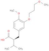 Benzenepropanoic acid, 4-methoxy-3-(3-methoxypropoxy)-α-(1-methylethyl)-, (αS)-