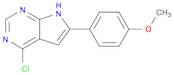 7H-Pyrrolo[2,3-d]pyriMidine, 4-chloro-6-(4-Methoxyphenyl)-