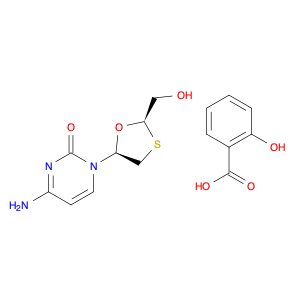 ((2R,5S)-5-(4-Amino-2-oxopyrimidin-1(2H)-yl)-1,3-oxathiolan-2-yl)methyl 2-hydroxybenzoate