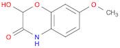 2H-1,4-Benzoxazin-3(4H)-one, 2-hydroxy-7-methoxy-