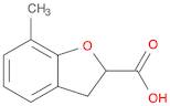 2-Benzofurancarboxylic acid, 2,3-dihydro-7-methyl-