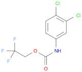 Carbamic acid, (3,4-dichlorophenyl)-, 2,2,2-trifluoroethyl ester (9CI)