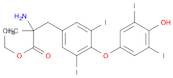 Tyrosine, O-(4-hydroxy-3,5-diiodophenyl)-3,5-diiodo-α-methyl-, ethyl ester