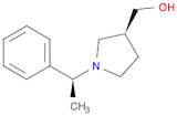 3-Pyrrolidinemethanol, 1-[(1S)-1-phenylethyl]-, (3S)-