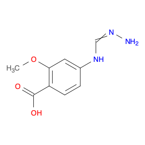 Benzoic acid, 4-[(aminoiminomethyl)amino]-2-methoxy-