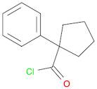 Cyclopentanecarbonyl chloride, 1-phenyl-