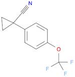 Cyclopropanecarbonitrile, 1-[4-(trifluoromethoxy)phenyl]-